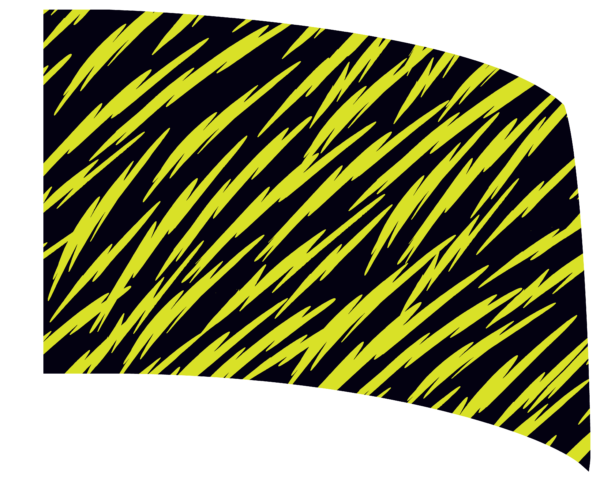 Electric Tiger Color Guard Flag